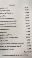 Sidreria La Colonial menu