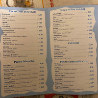 Pizzeria Tonino Pizza menu