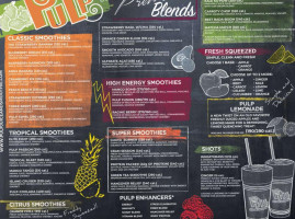 Pulp Juice And Smoothie menu
