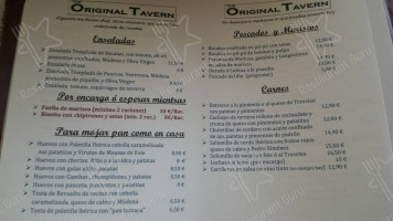 The Original TavernMedio Cudeyo menu
