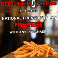 Red Line Burgers food