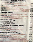 Sehmi Japanese menu
