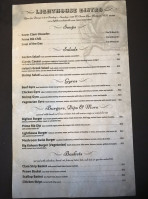 Lighthouse Bistro menu