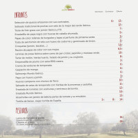 Mundo Ibérico menu