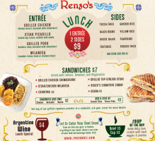 Renzo's-st Pete menu