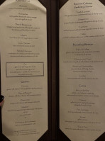 Harvest Vine menu