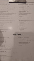 La Posada menu