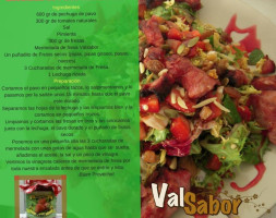 Valsabor menu