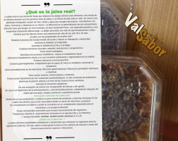 Valsabor menu