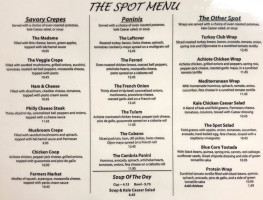 The Spot menu