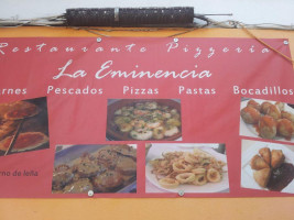 Pizzeria La Eminencia food