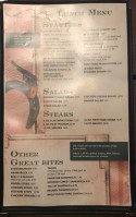 Seven Devils Steakhouse-saloon menu