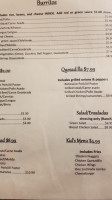 El Jefe menu