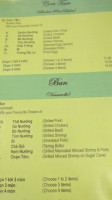 Pho Thu Do menu