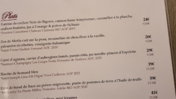 Le Cafe De La Paix menu