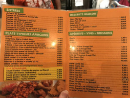Ivoire menu