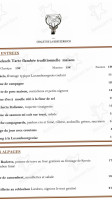 Chalet De La Kreuzerbuch menu