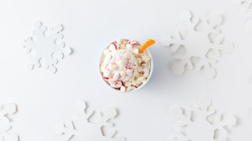 Orange Leaf Frozen Yogurt food