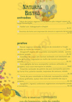 Natural Bistrô menu