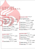 Motimahal menu
