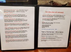 Broken Chair Brewery menu