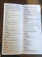 Betty's Tacos menu