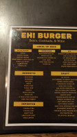 Eh! Burger menu