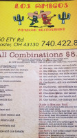 Los Amigos Of Lancaster menu