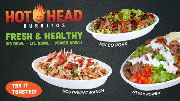 Hot Head Burritos food