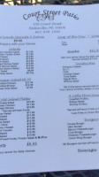 Court Street Catering menu