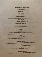 Mill St. Grill menu