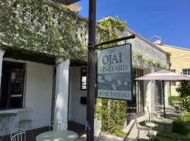 The Ojai Vineyard Tasting Room food