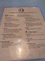 Thumb Knuckle Brewing Company menu