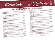 Le Matefaim menu