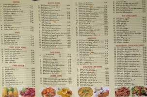 Oriental Garden menu