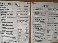 Valgykla Tomalina menu