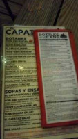 El Capataz menu