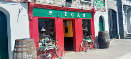 P Egan outside