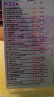 Pizzeria Italiana menu