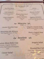 Pasquale's Osteria menu