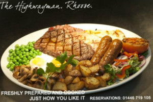 The Highwayman Inn food