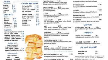 Ora’ Venao menu