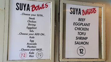 Brooklyn Suya menu