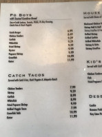 The Catch menu