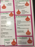 La Food Box menu