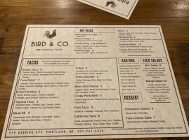 Bird Co food