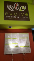 Evolve Chocolate Cafe food