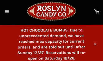 Roslyn Crawl menu