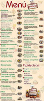 Pipiritacos menu