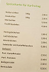 Bootshaus Gaststaette Huttenheim menu